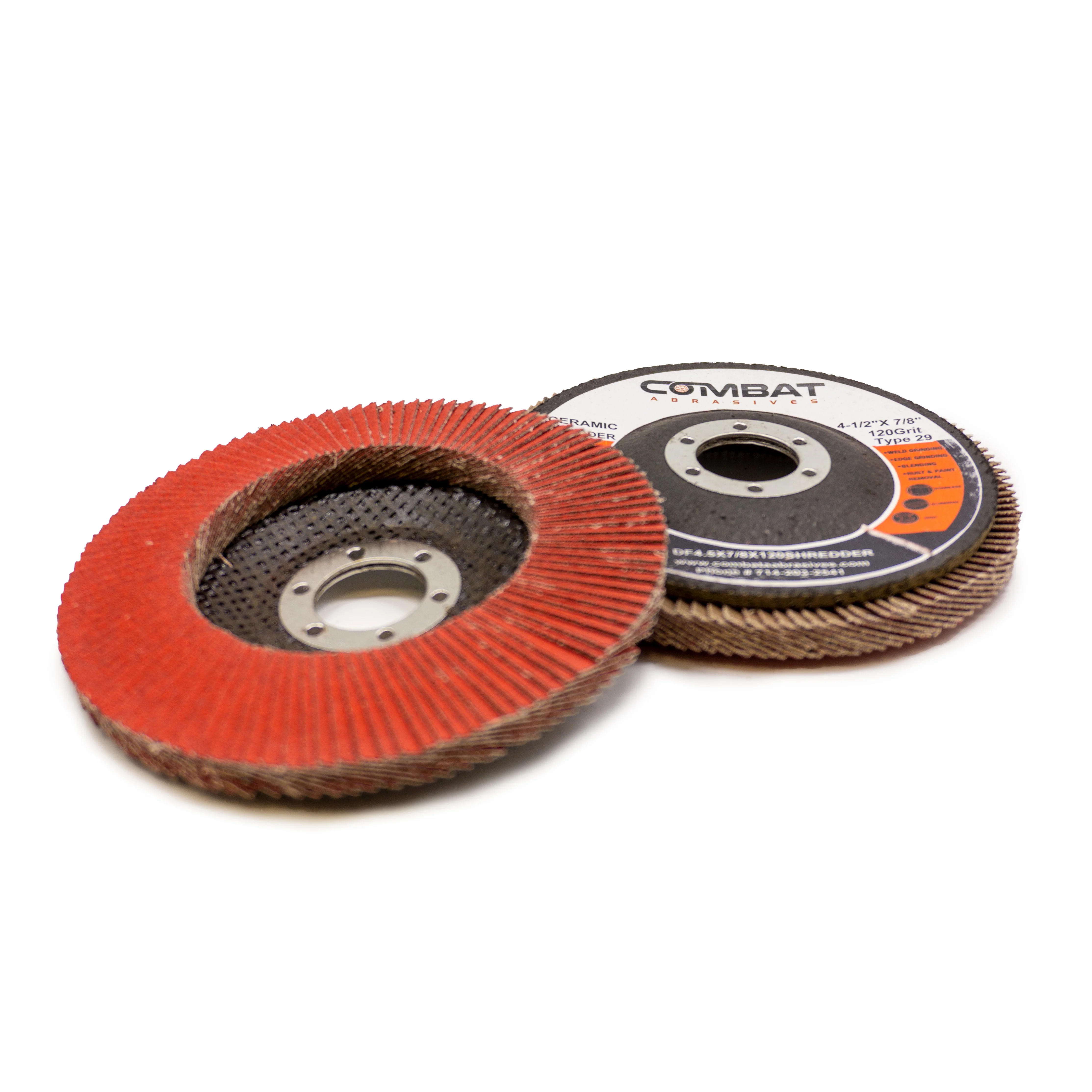 4-1/2" x 7/8" High Density Ceramic Flap Disc Type 29 - Image 10