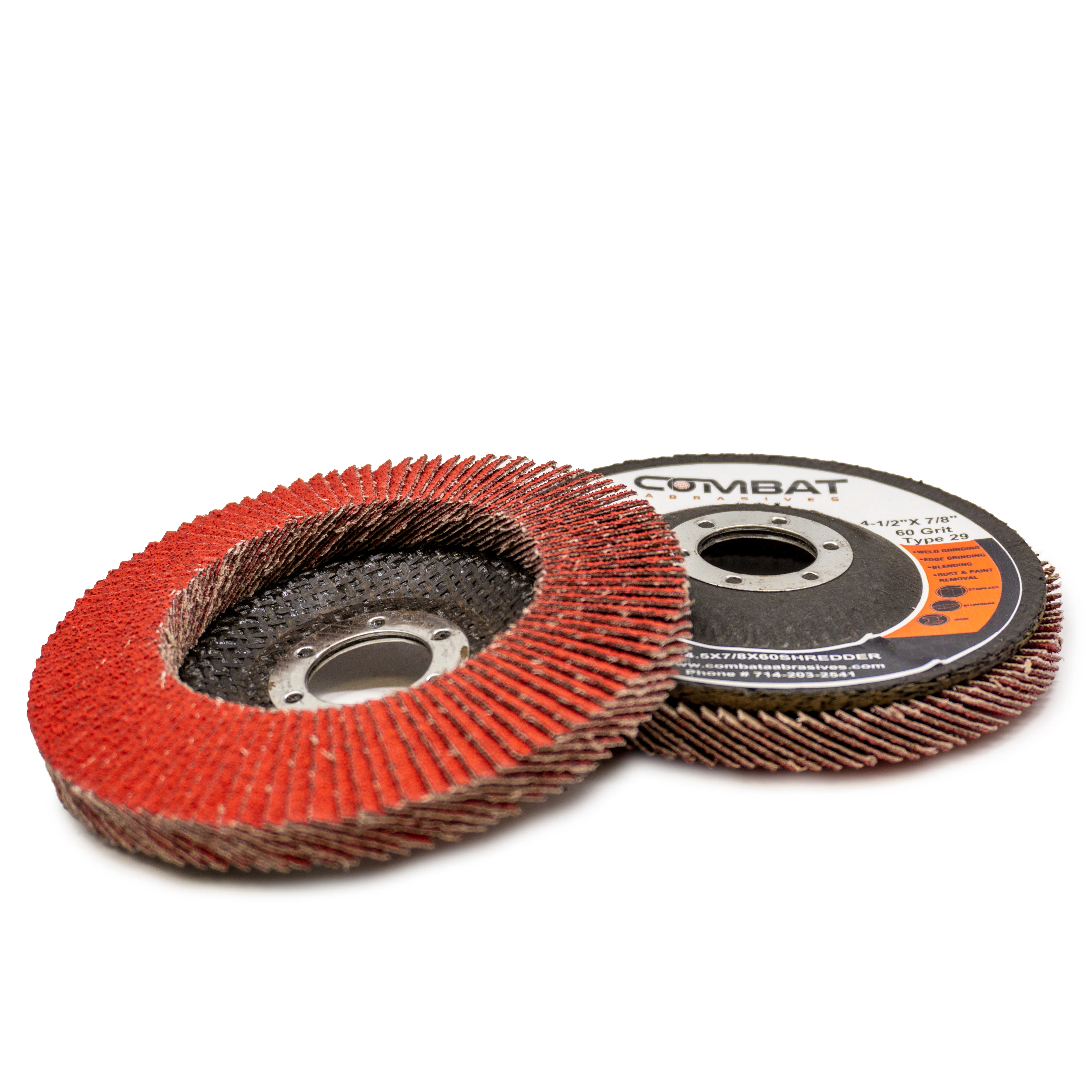 4-1/2" x 7/8" High Density Ceramic Flap Disc Type 29 - Image 8