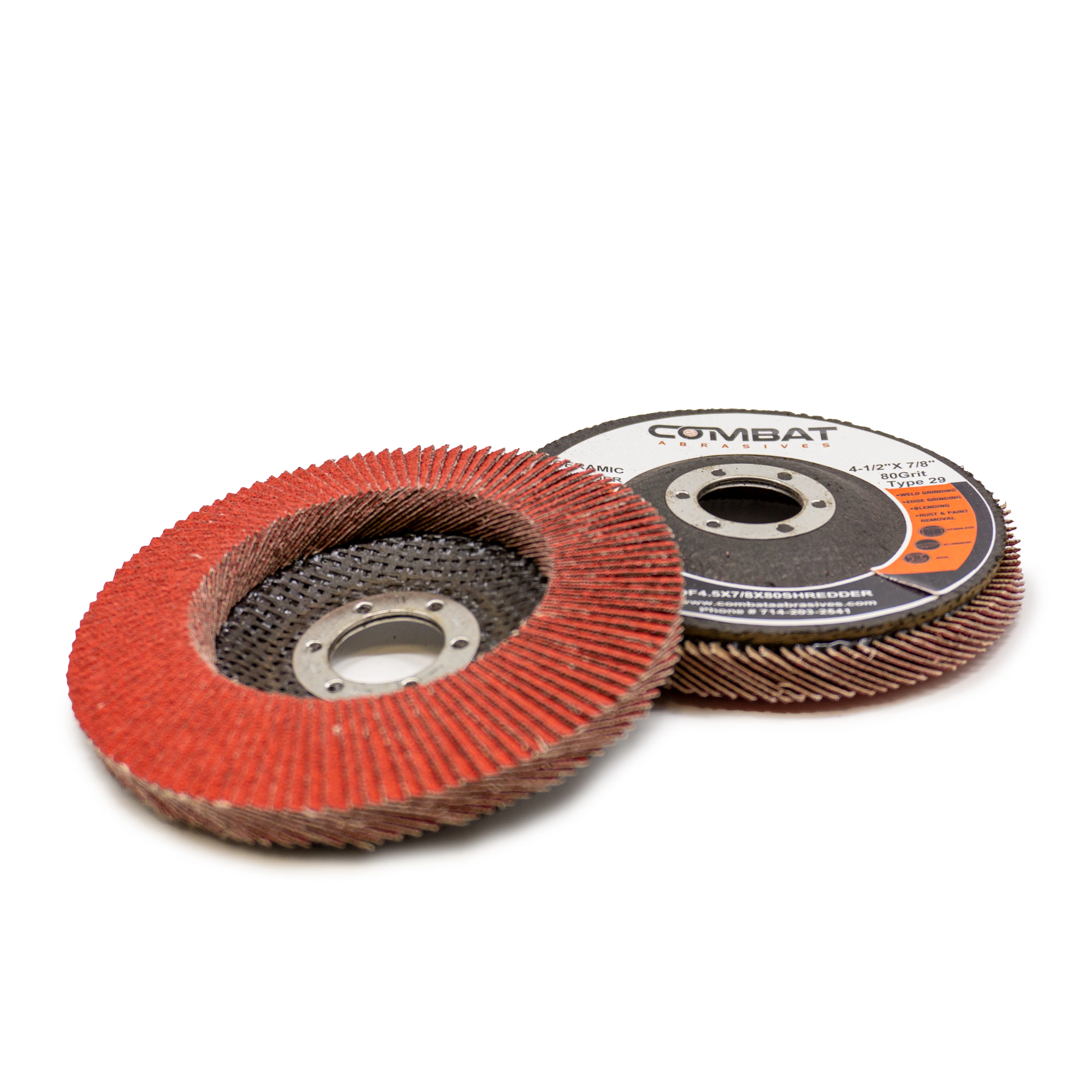 4-1/2" x 7/8" High Density Ceramic Flap Disc Type 29 - Image 9